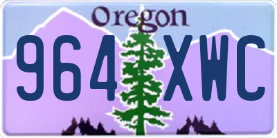 OR license plate 964XWC