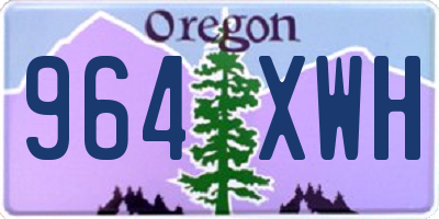 OR license plate 964XWH