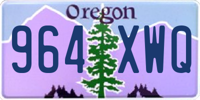 OR license plate 964XWQ
