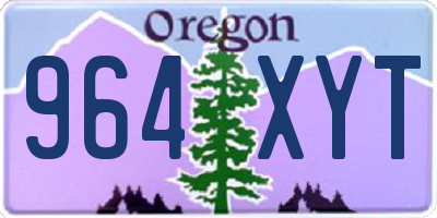 OR license plate 964XYT