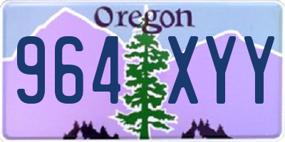 OR license plate 964XYY