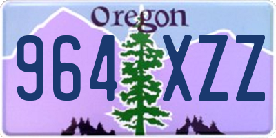 OR license plate 964XZZ