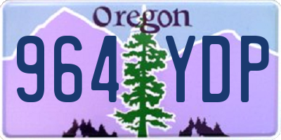 OR license plate 964YDP