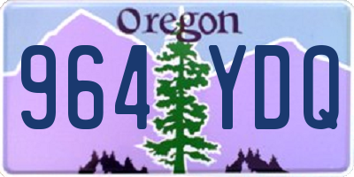 OR license plate 964YDQ