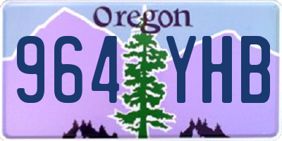 OR license plate 964YHB