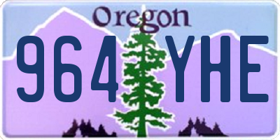OR license plate 964YHE