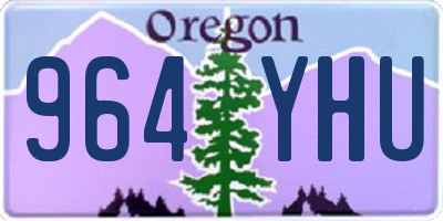 OR license plate 964YHU