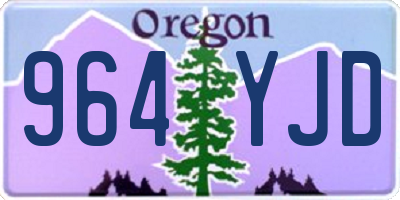 OR license plate 964YJD