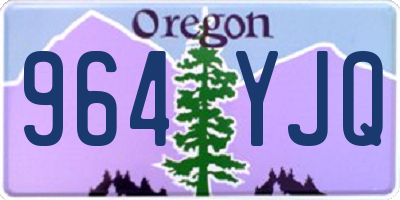 OR license plate 964YJQ