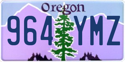 OR license plate 964YMZ