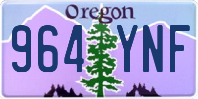 OR license plate 964YNF