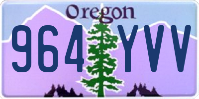 OR license plate 964YVV