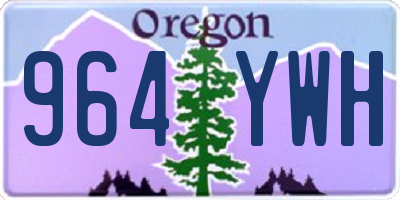 OR license plate 964YWH