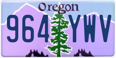 OR license plate 964YWV
