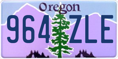 OR license plate 964ZLE