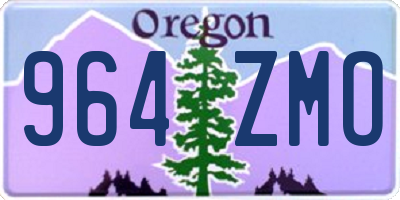 OR license plate 964ZMO