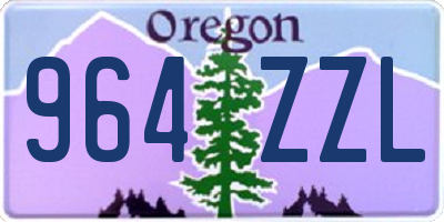 OR license plate 964ZZL