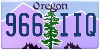 OR license plate 966IIQ