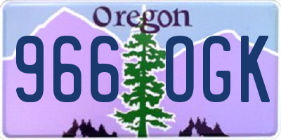 OR license plate 966OGK