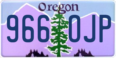 OR license plate 966OJP