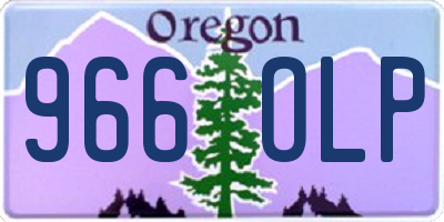 OR license plate 966OLP