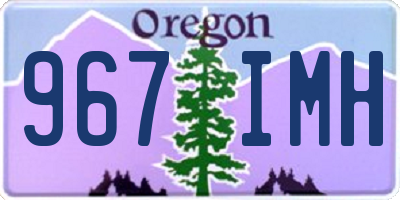 OR license plate 967IMH