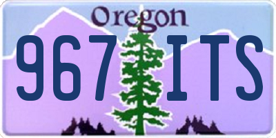 OR license plate 967ITS
