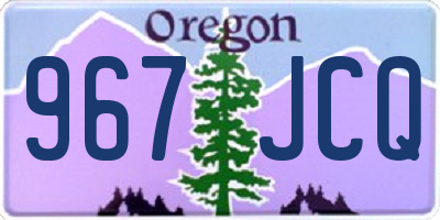 OR license plate 967JCQ