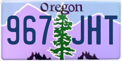 OR license plate 967JHT