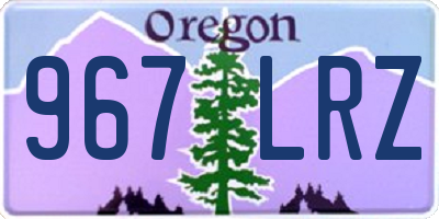 OR license plate 967LRZ