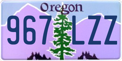 OR license plate 967LZZ
