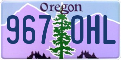 OR license plate 967OHL
