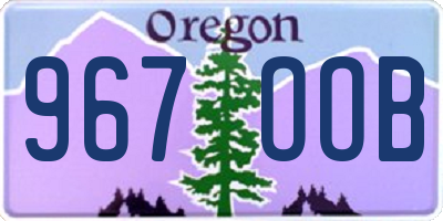 OR license plate 967OOB