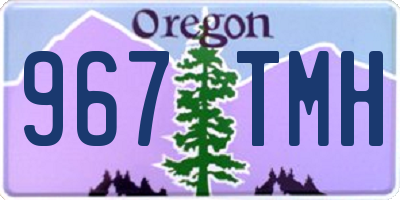 OR license plate 967TMH