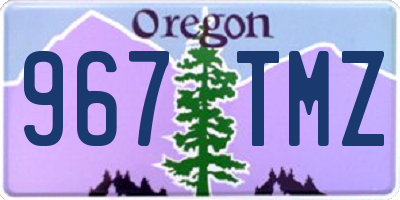 OR license plate 967TMZ