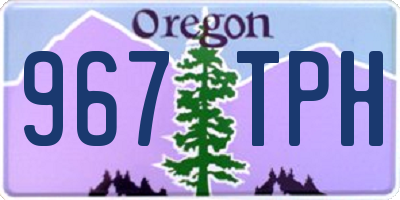 OR license plate 967TPH