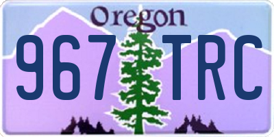 OR license plate 967TRC