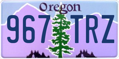 OR license plate 967TRZ