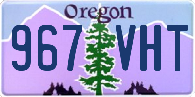 OR license plate 967VHT