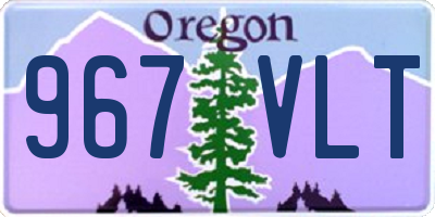 OR license plate 967VLT