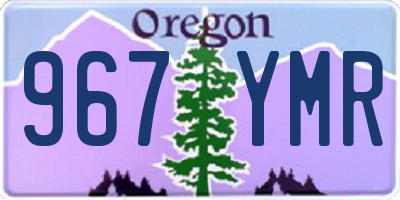 OR license plate 967YMR
