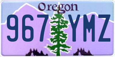 OR license plate 967YMZ