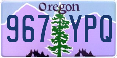 OR license plate 967YPQ