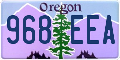 OR license plate 968EEA