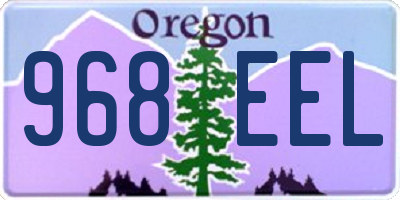 OR license plate 968EEL