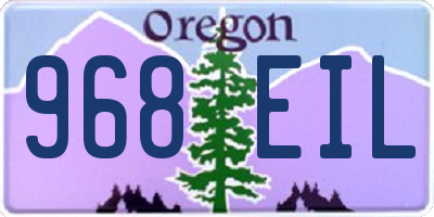 OR license plate 968EIL