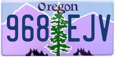 OR license plate 968EJV