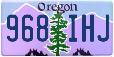 OR license plate 968IHJ