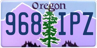 OR license plate 968IPZ