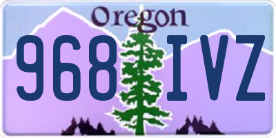 OR license plate 968IVZ